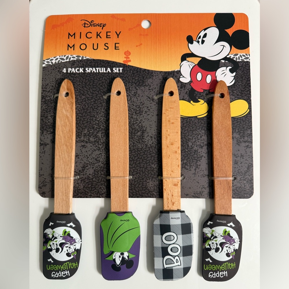 Disney Mickey Mouse Halloween 4 Piece Spatula Set